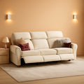 Modular Sectional Sofa Off White Reclining Cushions ShipItFurniture