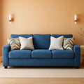 Blue Queen Stainresistant Memory Foam Sleeper Sofa ShipItFurniture