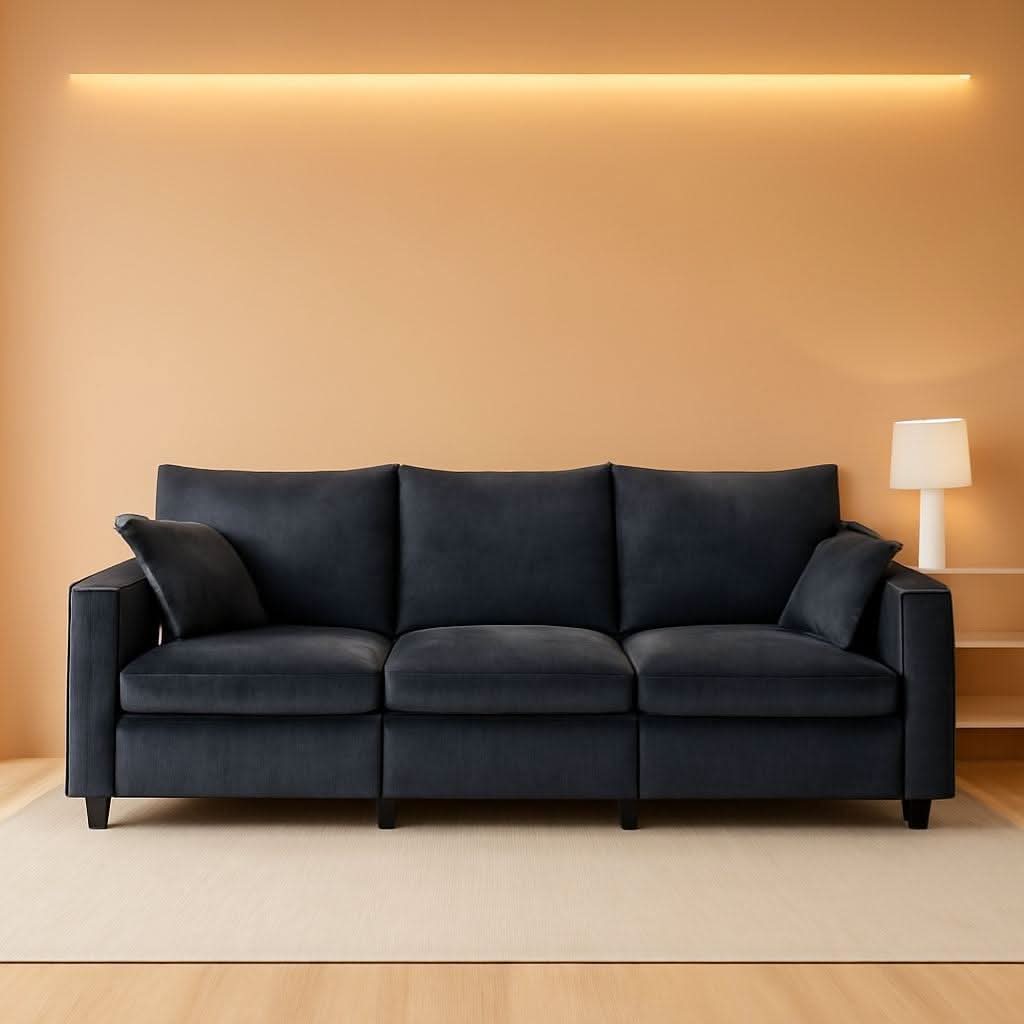Grey Power Reclining Sofa With Ultraadjustable Headrest ShipItFurniture