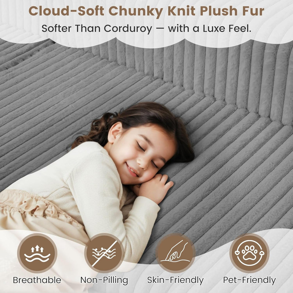 Grey Modular Cloud Sectional Sofa Detachable Pillows ShipItFurniture