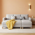 Faux Leather Modular Sectional Sleeper Sofa Storage ShipItFurniture