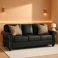 Queen Sofa Sleeper Anthracite Black Memory Foam Ultra ShipItFurniture
