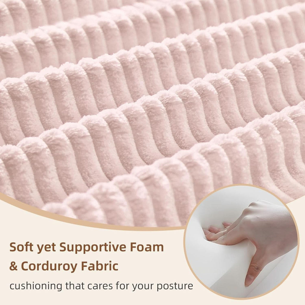 Transformable Sofa Bed QueenSize Pink Folding Frame ShipItFurniture