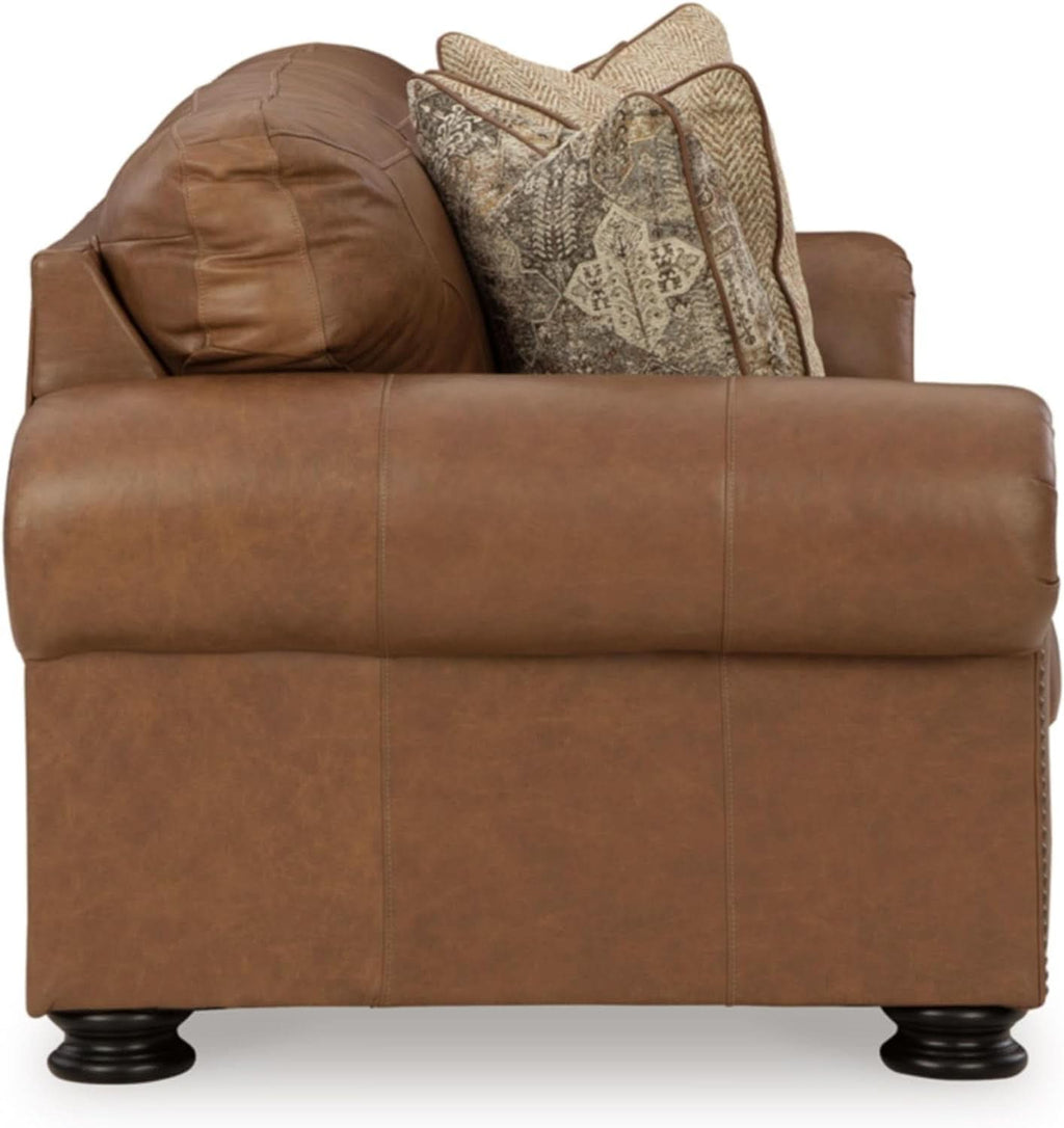 Exquisite Leather Sleeper Sofa Queen Dark Chocolate ShipItFurniture