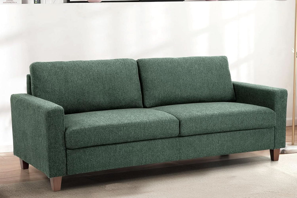 Green Mid Century Modern Couch and Loveseat Set for Small Spaces ShipItFurniture