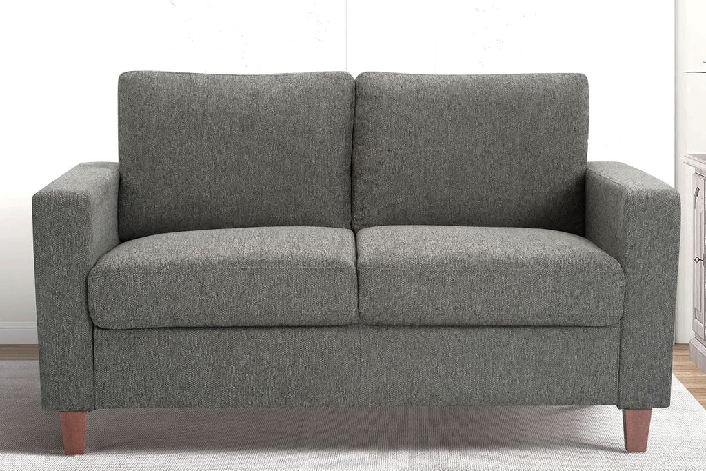 Miles 2 Piece Couch And Loveseat Set With Reversible Pillows Grey ShipItFurniture