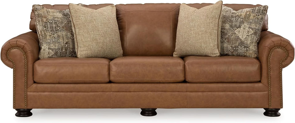 Exquisite Leather Sleeper Sofa Queen Dark Chocolate ShipItFurniture