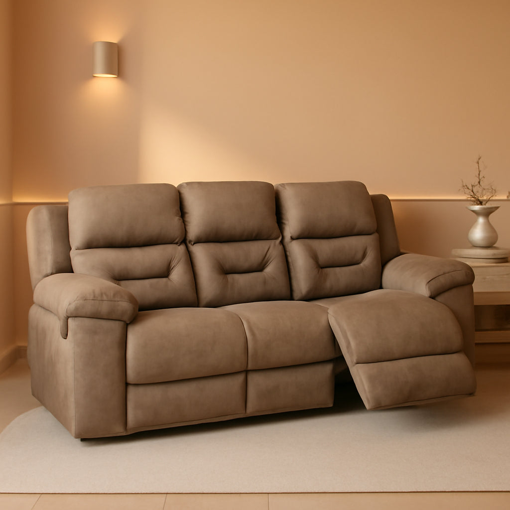 Stoneland NinetyInch DualSided Reclining Living Room Sofa ShipItFurniture