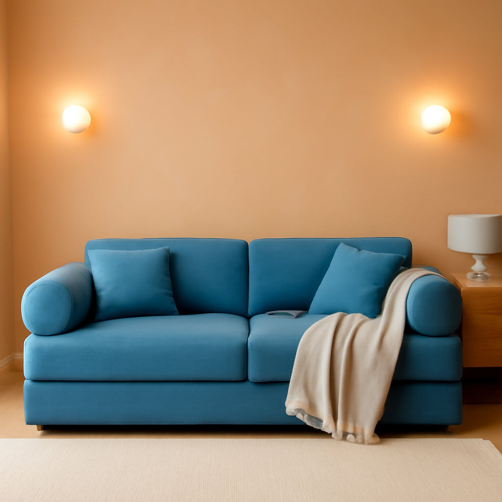 Azure 78.7in Corduroy Convertible Sleeper Sofa Bed ShipItFurniture